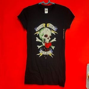 Ed Hardy by Christian Audigier tee shirt Love Dies Hard